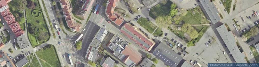 Zdjęcie satelitarne Młyńska ul.