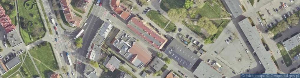 Zdjęcie satelitarne Młyńska ul.