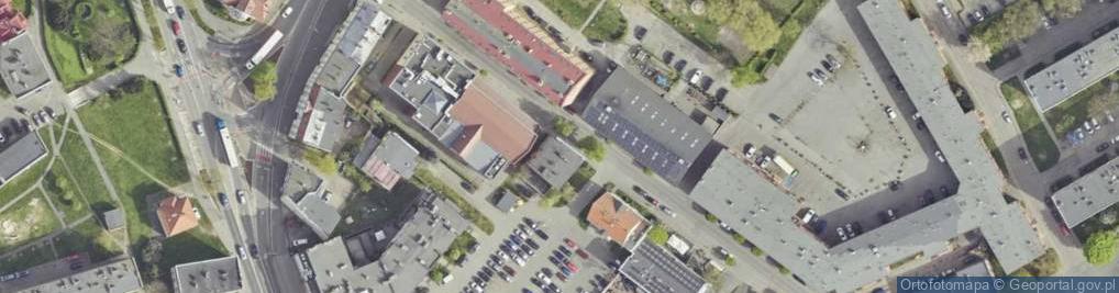 Zdjęcie satelitarne Młyńska ul.