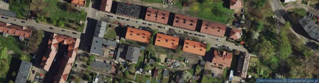 Zdjęcie satelitarne Młodego Górnika ul.