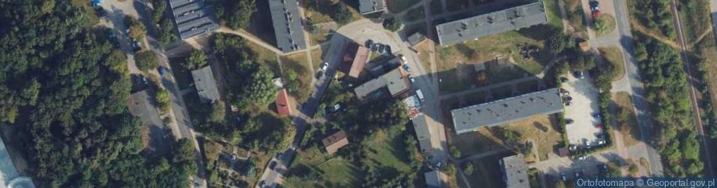 Zdjęcie satelitarne Młyńska ul.
