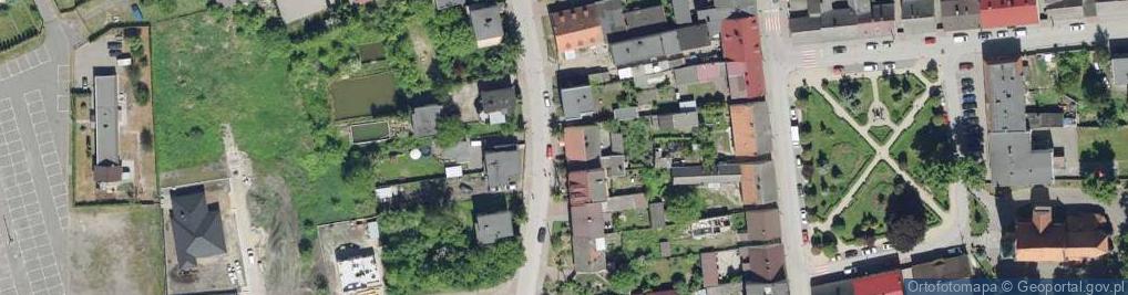 Zdjęcie satelitarne Młyńska ul.