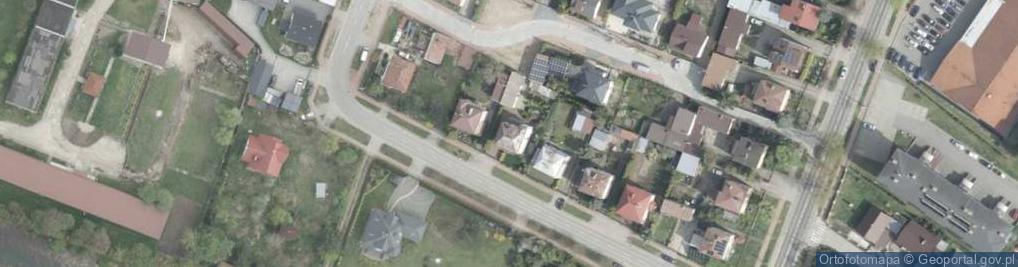 Zdjęcie satelitarne Młodzieżowa ul.