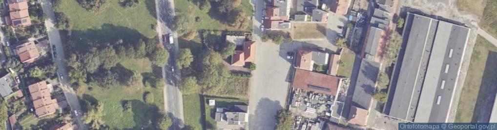 Zdjęcie satelitarne Mnichów ul.