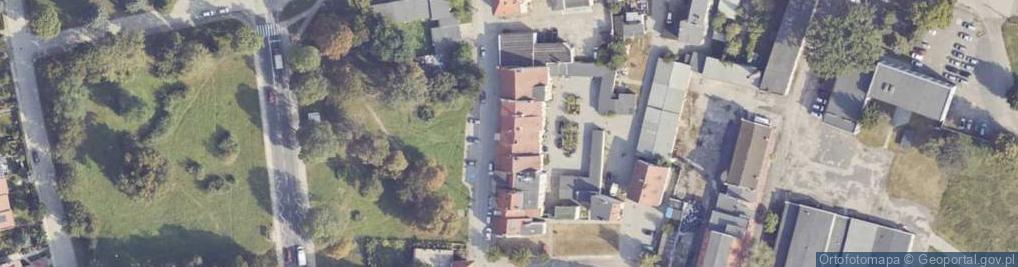 Zdjęcie satelitarne Mnichów ul.