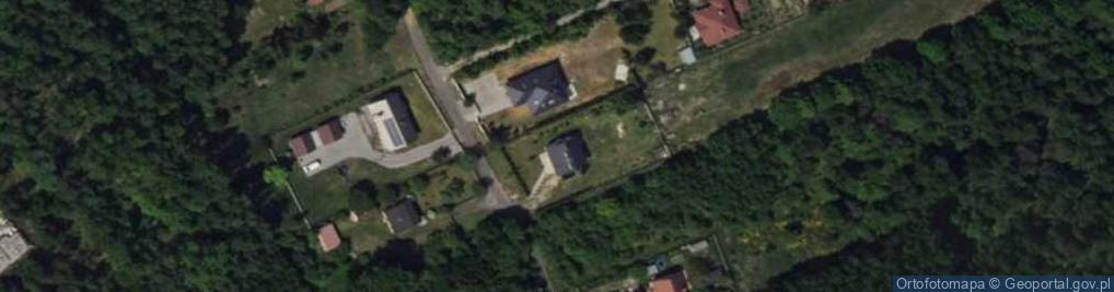 Zdjęcie satelitarne Modrzewiowa ul.