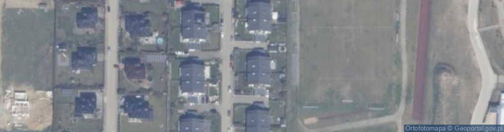 Zdjęcie satelitarne Modrzewiowa ul.