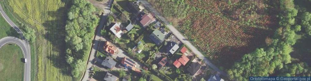 Zdjęcie satelitarne Modrzewiowa ul.