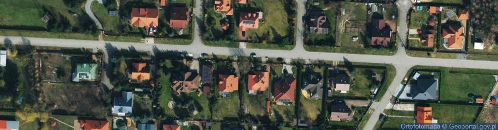 Zdjęcie satelitarne Modra ul.
