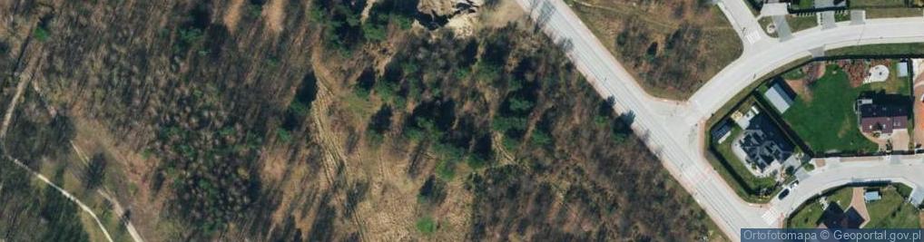 Zdjęcie satelitarne Morenowa ul.
