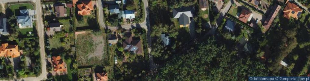 Zdjęcie satelitarne Modrzewiowa ul.