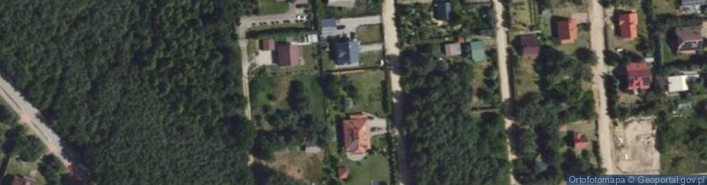 Zdjęcie satelitarne Modrzewiowa ul.