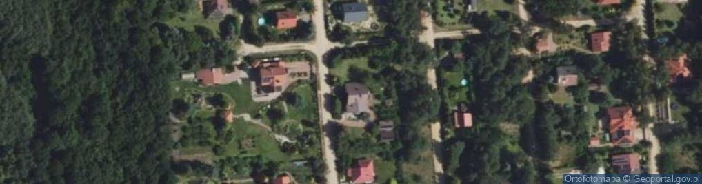 Zdjęcie satelitarne Modrzewiowa ul.