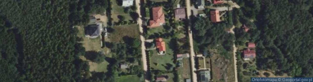 Zdjęcie satelitarne Modrzewiowa ul.