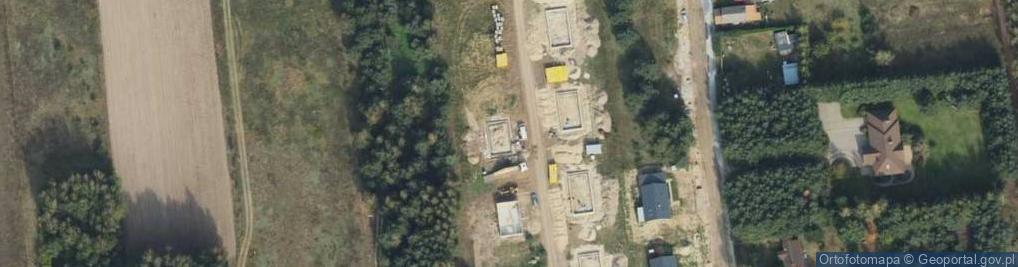 Zdjęcie satelitarne Modrzewiowa ul.