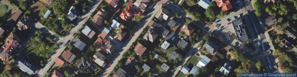 Zdjęcie satelitarne Modrzewiowa ul.