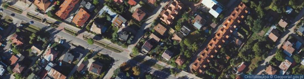 Zdjęcie satelitarne Modrzewiowa ul.