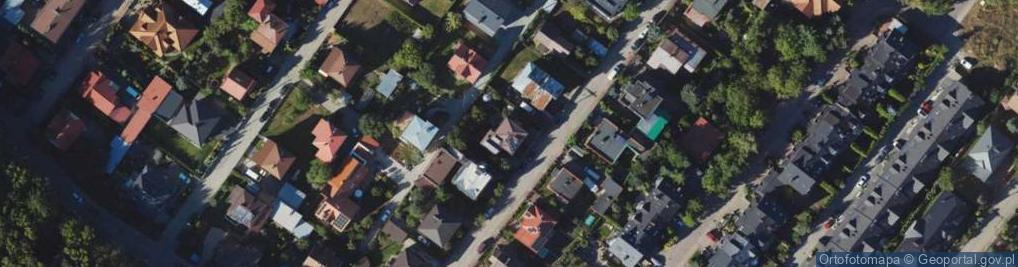 Zdjęcie satelitarne Modrzewiowa ul.