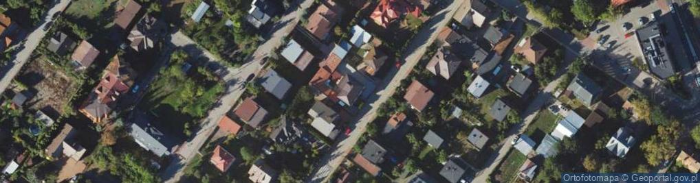 Zdjęcie satelitarne Modrzewiowa ul.