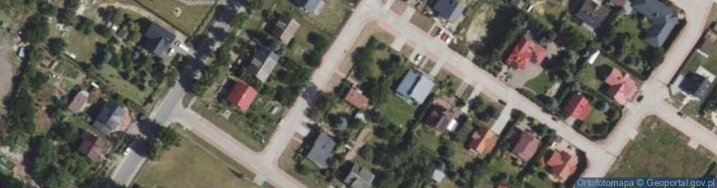 Zdjęcie satelitarne Modrzewiowa ul.