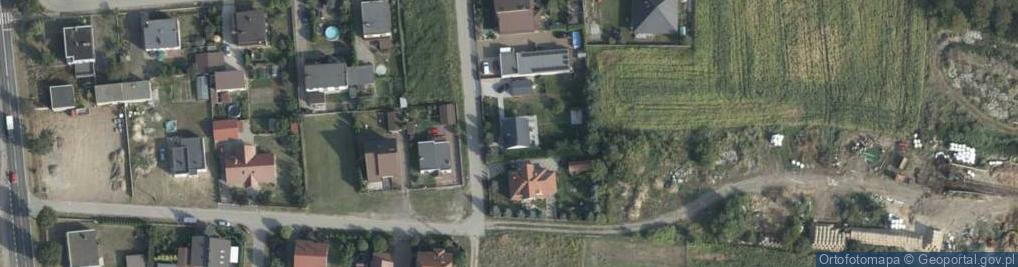 Zdjęcie satelitarne Modrzewiowa ul.