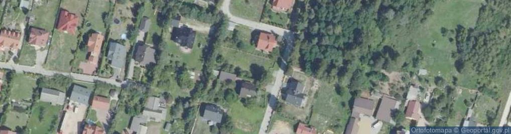 Zdjęcie satelitarne Modrzewiowa ul.