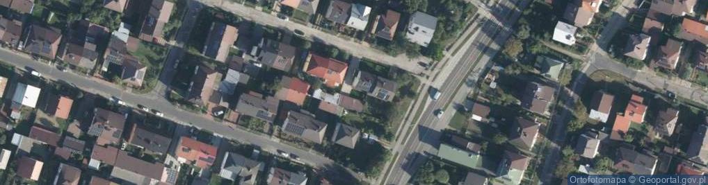 Zdjęcie satelitarne Modrzewiowa ul.