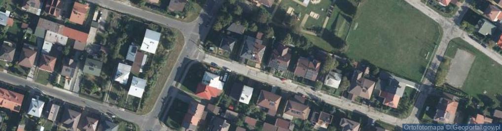 Zdjęcie satelitarne Modrzewiowa ul.