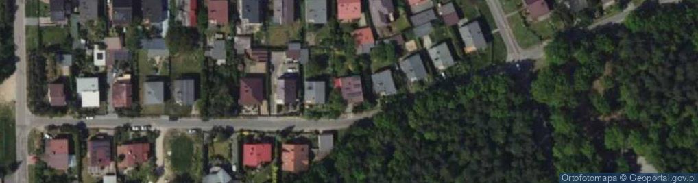 Zdjęcie satelitarne Modrzewiowa ul.