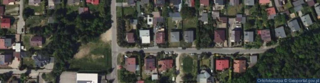 Zdjęcie satelitarne Modrzewiowa ul.