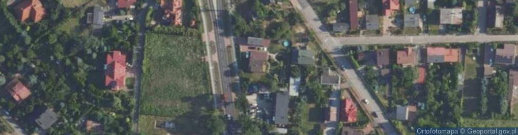 Zdjęcie satelitarne Modlińska ul.