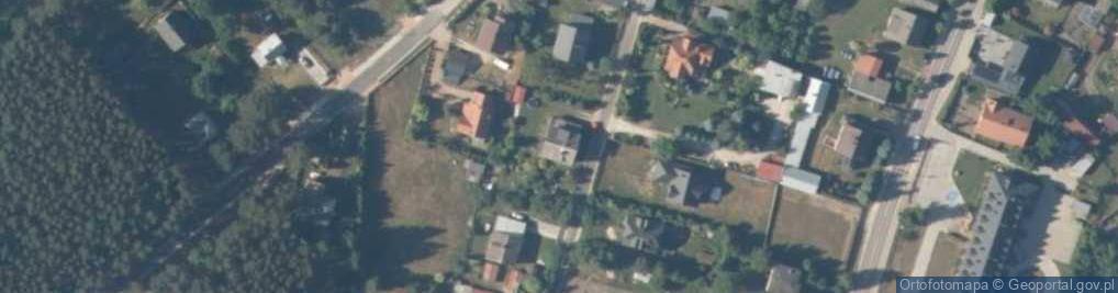 Zdjęcie satelitarne Modrzewiowa ul.