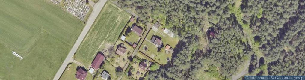 Zdjęcie satelitarne Modrzewiowa ul.
