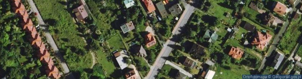 Zdjęcie satelitarne Modrzewiowa ul.