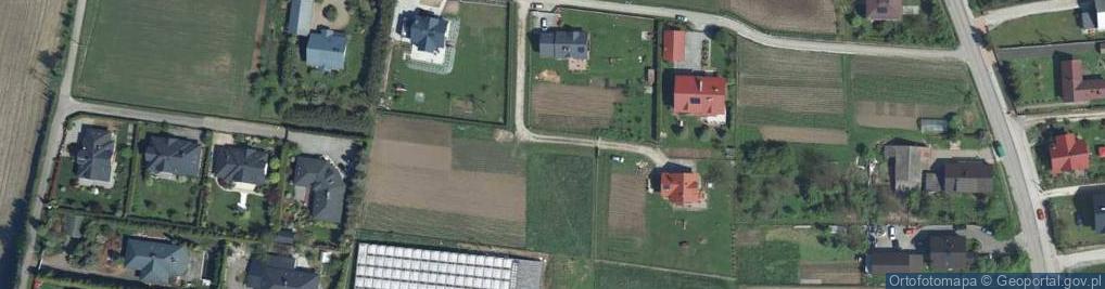 Zdjęcie satelitarne Modrzewiowa ul.