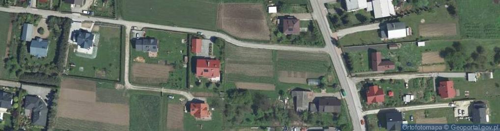 Zdjęcie satelitarne Modrzewiowa ul.