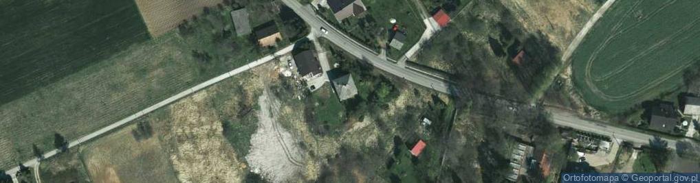 Zdjęcie satelitarne Modrzewiowa ul.