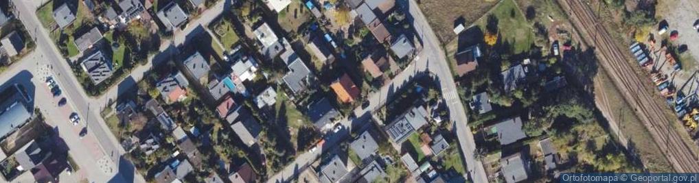 Zdjęcie satelitarne Modrakowa ul.