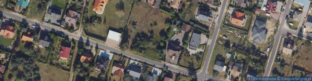 Zdjęcie satelitarne Modrzewiowa ul.