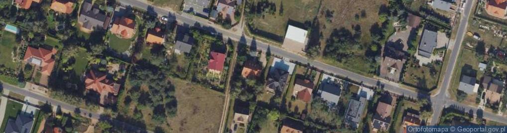 Zdjęcie satelitarne Modrzewiowa ul.