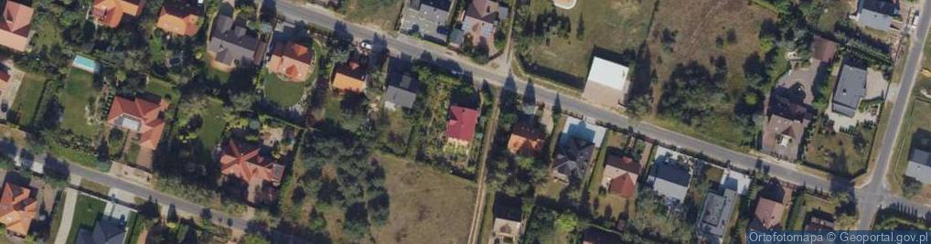 Zdjęcie satelitarne Modrzewiowa ul.