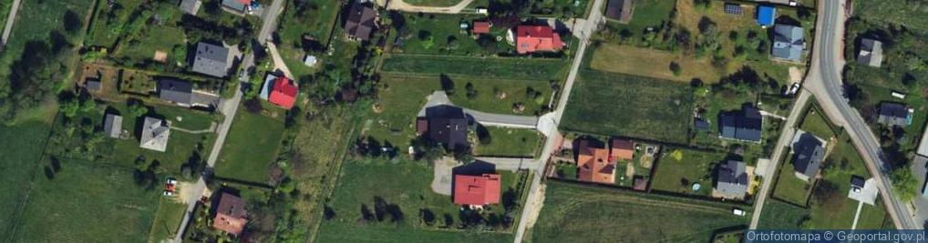 Zdjęcie satelitarne Modrzewiowa ul.