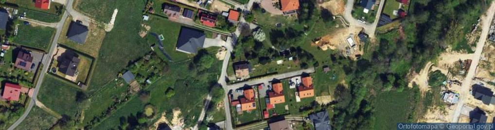 Zdjęcie satelitarne Modrzewiowa ul.