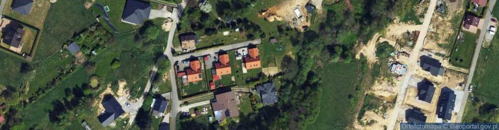 Zdjęcie satelitarne Modrzewiowa ul.