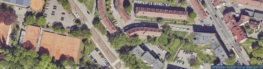 Zdjęcie satelitarne Morcinka Gustawa ul.