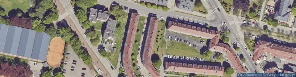 Zdjęcie satelitarne Morcinka Gustawa ul.