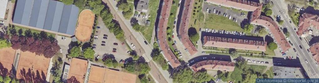 Zdjęcie satelitarne Morcinka Gustawa ul.