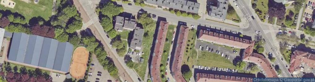 Zdjęcie satelitarne Morcinka Gustawa ul.