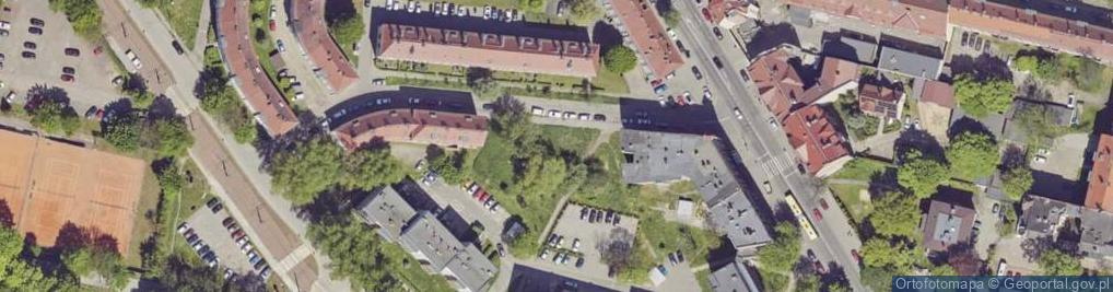 Zdjęcie satelitarne Morcinka Gustawa ul.
