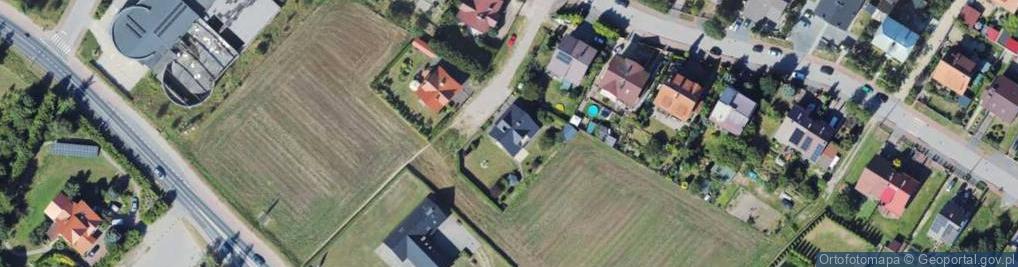 Zdjęcie satelitarne Modrzewiowa ul.